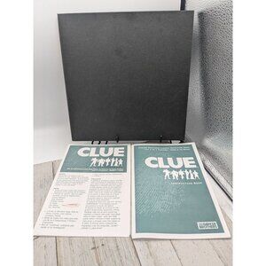 2002 Clue Board Game Replacement Parts Game Board Instructions